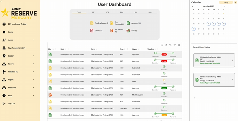 Army Reserve Mercury